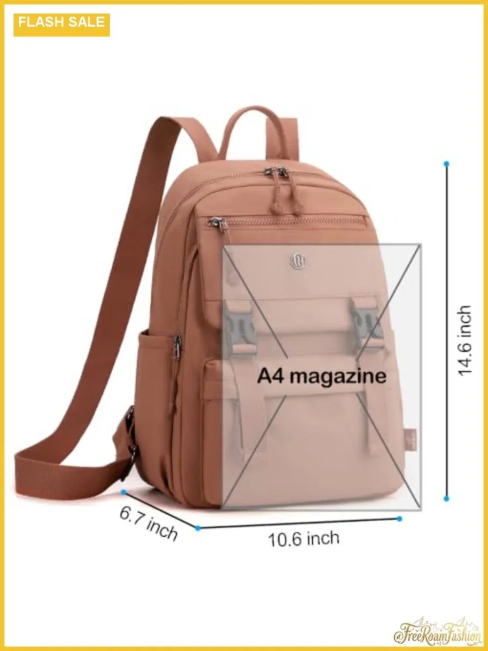 Women's Small Nylon Backpack Purse Daypack Travel Laptop Bag